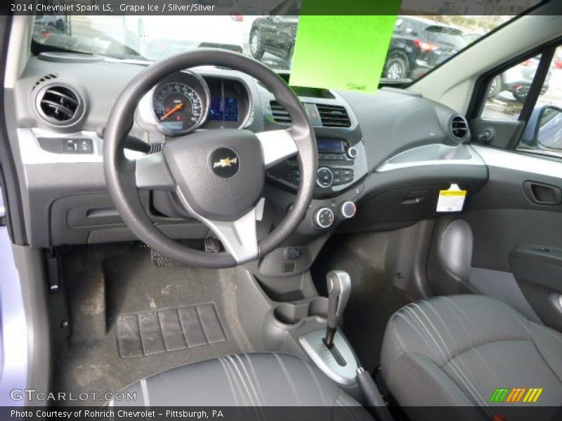 Grape Ice / Silver/Silver 2014 Chevrolet Spark LS