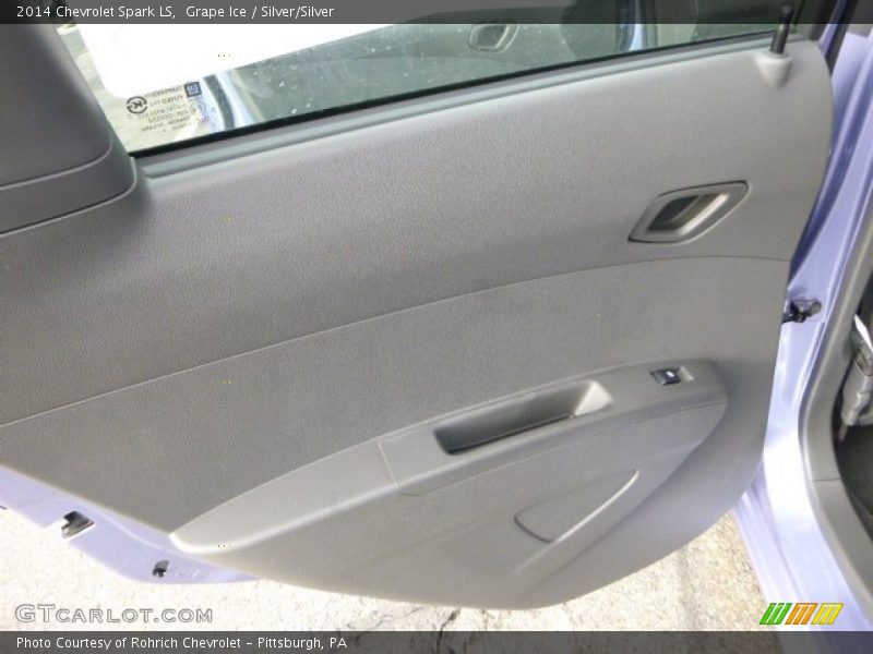 Grape Ice / Silver/Silver 2014 Chevrolet Spark LS