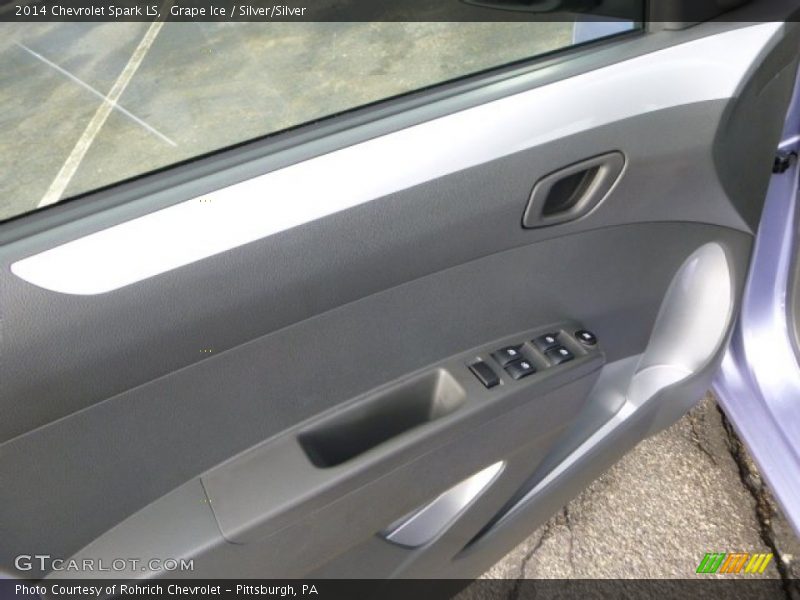 Grape Ice / Silver/Silver 2014 Chevrolet Spark LS