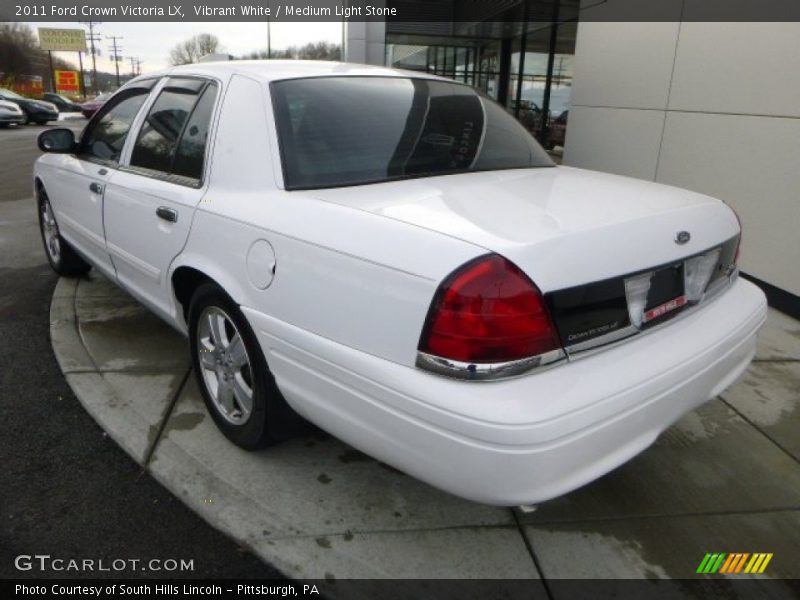 Vibrant White / Medium Light Stone 2011 Ford Crown Victoria LX