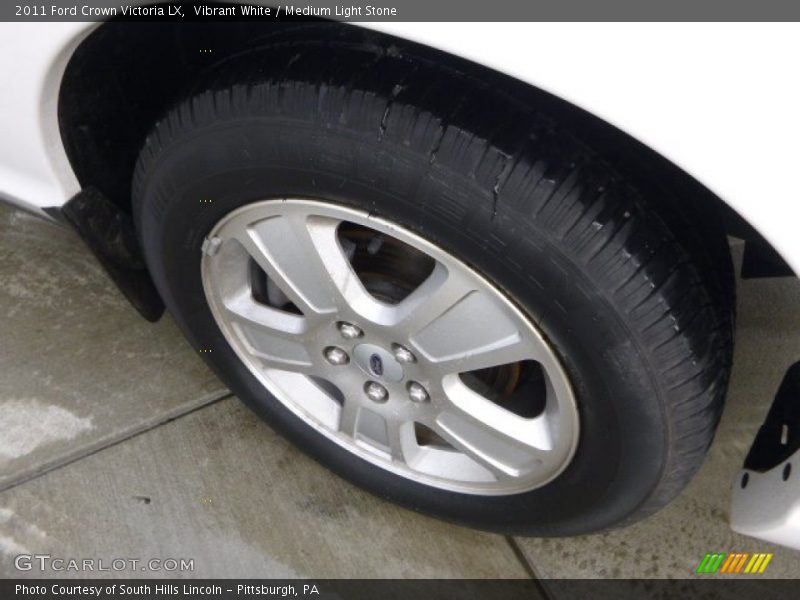 Vibrant White / Medium Light Stone 2011 Ford Crown Victoria LX