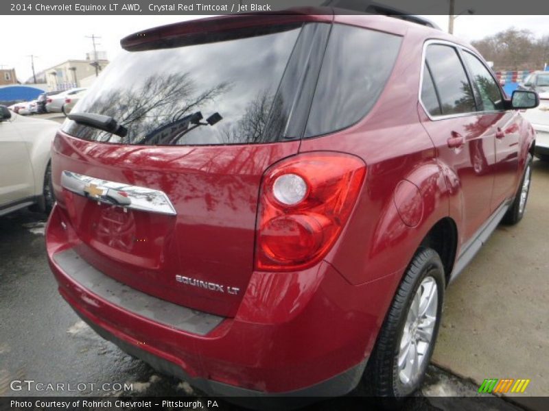 Crystal Red Tintcoat / Jet Black 2014 Chevrolet Equinox LT AWD