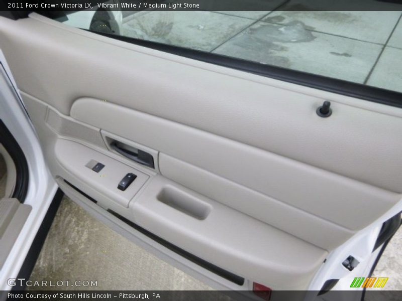 Vibrant White / Medium Light Stone 2011 Ford Crown Victoria LX