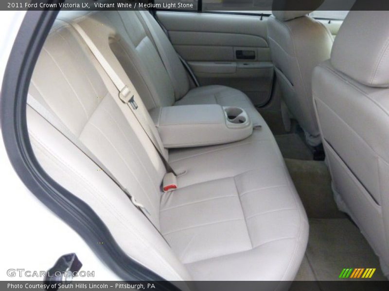 Vibrant White / Medium Light Stone 2011 Ford Crown Victoria LX