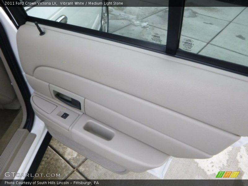 Vibrant White / Medium Light Stone 2011 Ford Crown Victoria LX