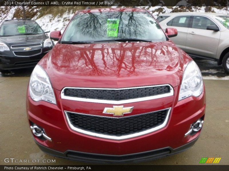 Crystal Red Tintcoat / Jet Black 2014 Chevrolet Equinox LT AWD