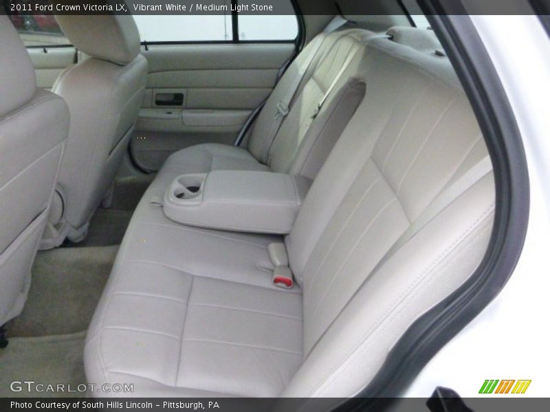 Vibrant White / Medium Light Stone 2011 Ford Crown Victoria LX