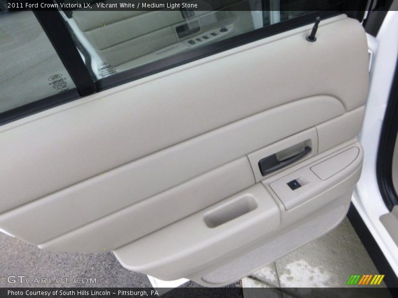 Vibrant White / Medium Light Stone 2011 Ford Crown Victoria LX