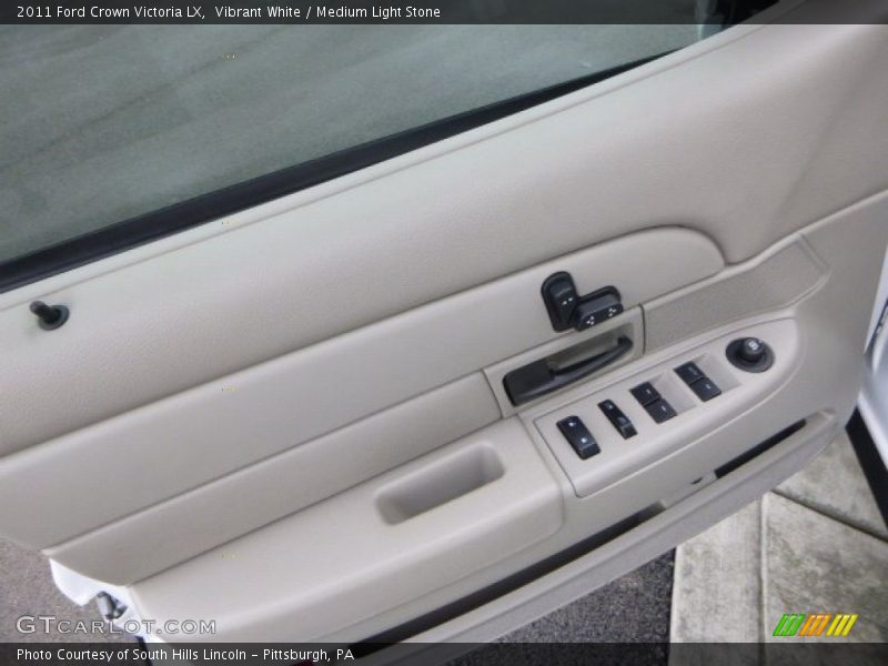 Vibrant White / Medium Light Stone 2011 Ford Crown Victoria LX