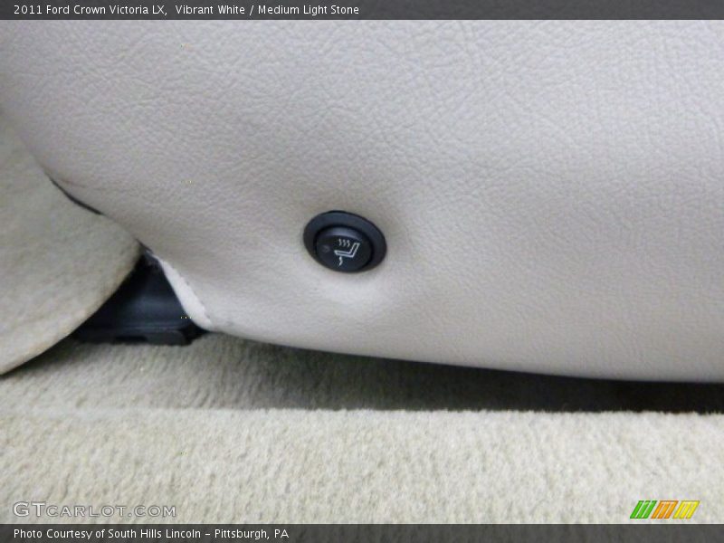 Vibrant White / Medium Light Stone 2011 Ford Crown Victoria LX