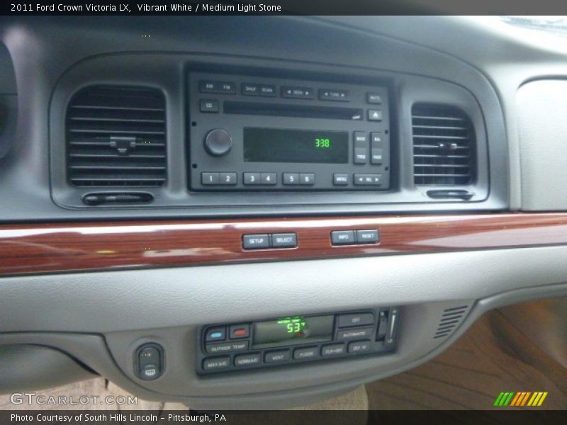 Vibrant White / Medium Light Stone 2011 Ford Crown Victoria LX