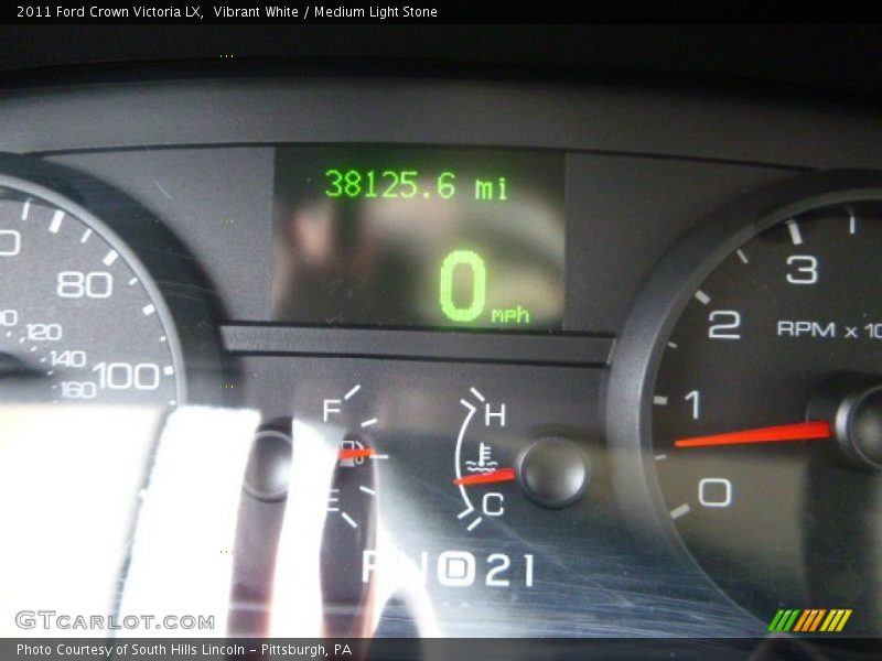 Vibrant White / Medium Light Stone 2011 Ford Crown Victoria LX