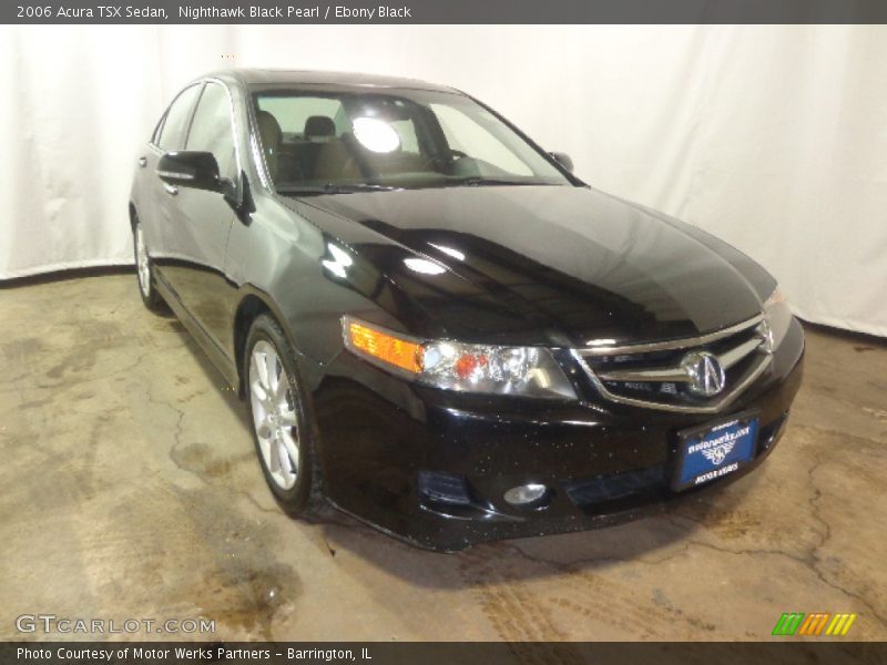 Nighthawk Black Pearl / Ebony Black 2006 Acura TSX Sedan