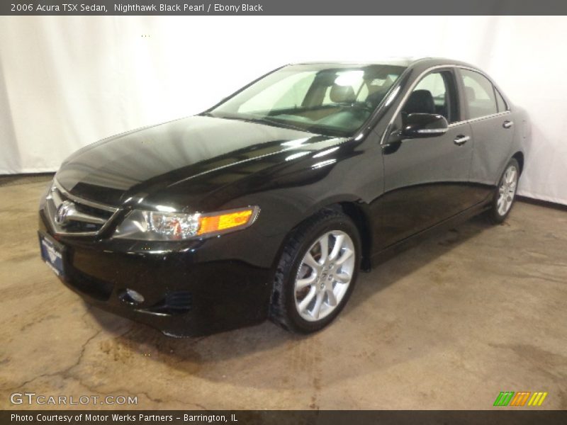 Nighthawk Black Pearl / Ebony Black 2006 Acura TSX Sedan
