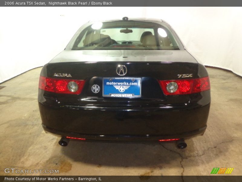 Nighthawk Black Pearl / Ebony Black 2006 Acura TSX Sedan