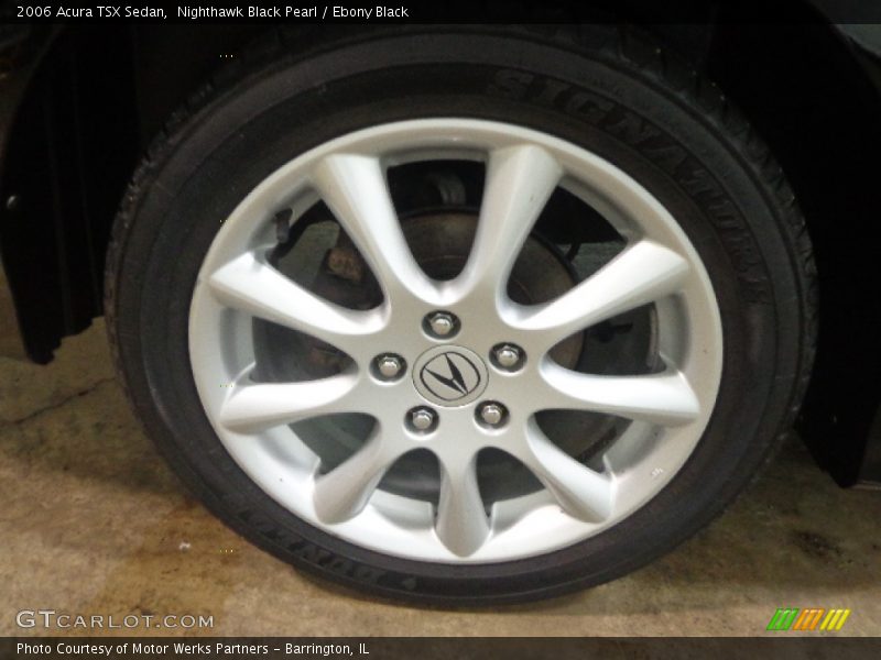 Nighthawk Black Pearl / Ebony Black 2006 Acura TSX Sedan