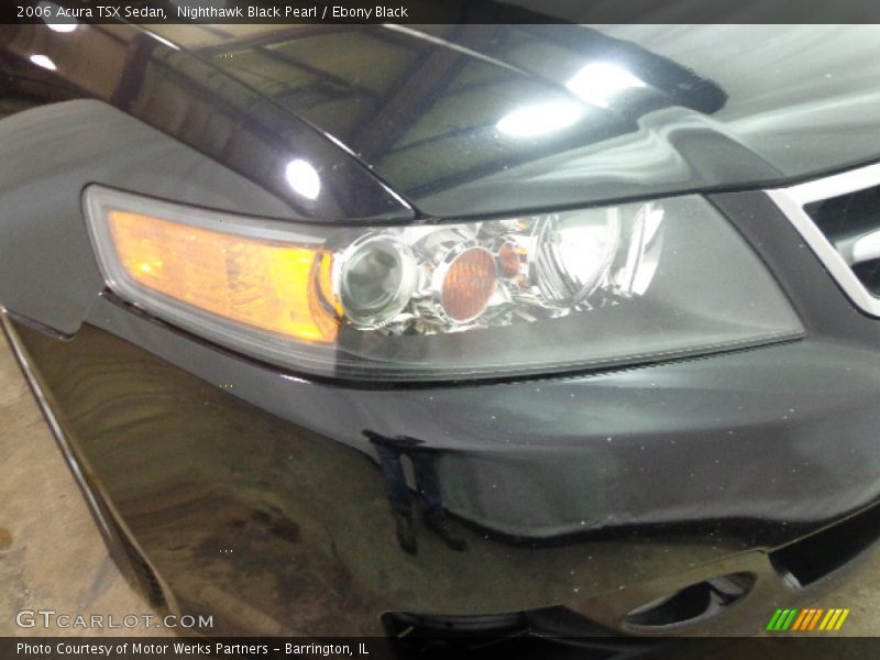 Nighthawk Black Pearl / Ebony Black 2006 Acura TSX Sedan