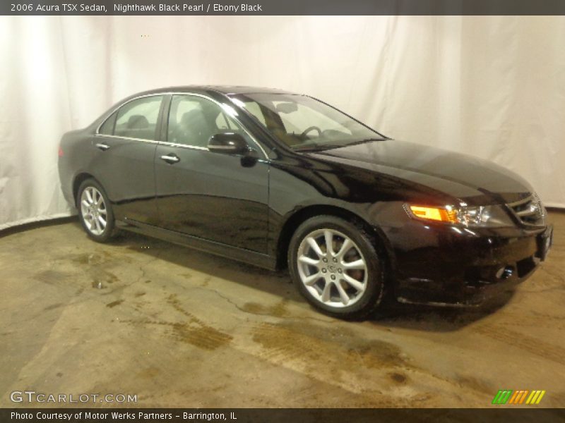 Nighthawk Black Pearl / Ebony Black 2006 Acura TSX Sedan