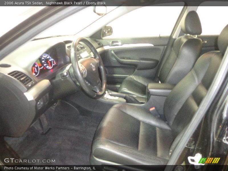Nighthawk Black Pearl / Ebony Black 2006 Acura TSX Sedan
