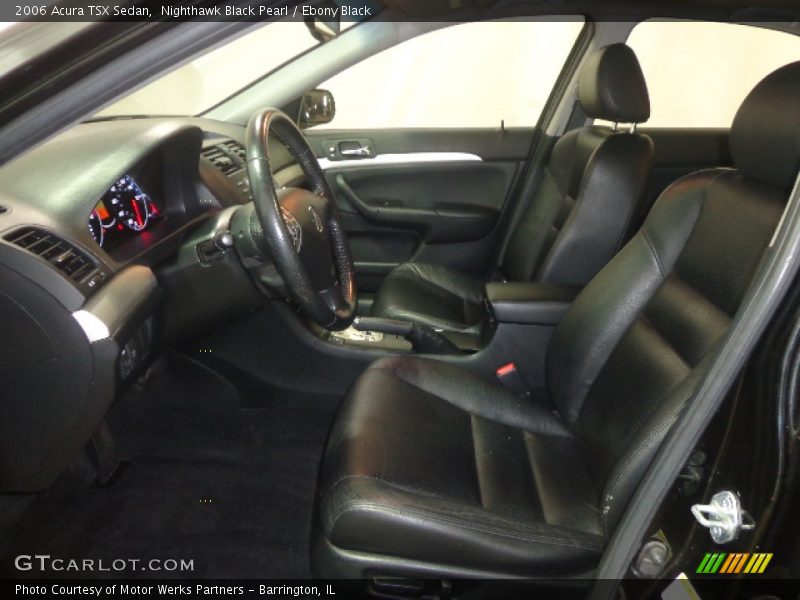 Nighthawk Black Pearl / Ebony Black 2006 Acura TSX Sedan