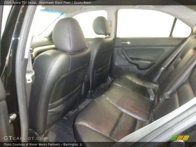 Nighthawk Black Pearl / Ebony Black 2006 Acura TSX Sedan