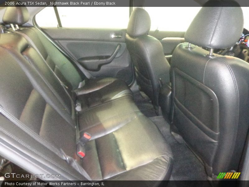 Nighthawk Black Pearl / Ebony Black 2006 Acura TSX Sedan