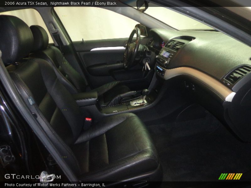 Nighthawk Black Pearl / Ebony Black 2006 Acura TSX Sedan