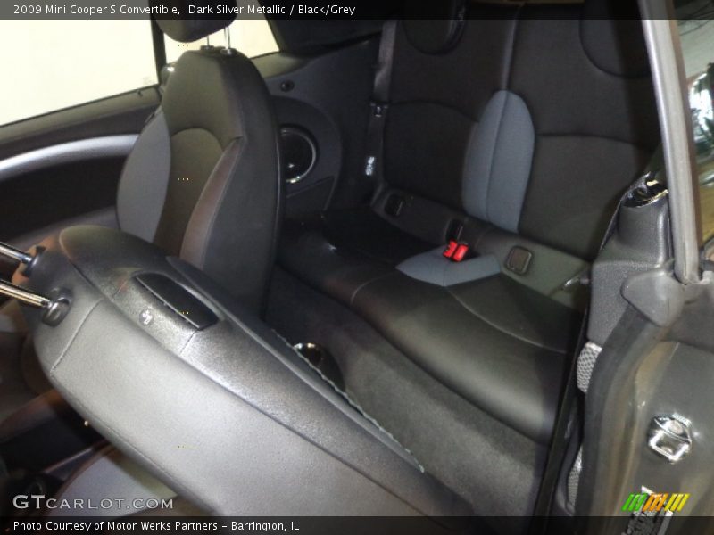Dark Silver Metallic / Black/Grey 2009 Mini Cooper S Convertible