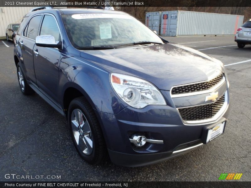 Atlantis Blue Metallic / Light Titanium/Jet Black 2013 Chevrolet Equinox LTZ