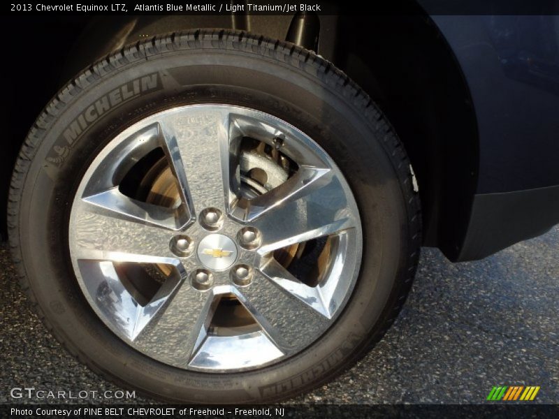 Atlantis Blue Metallic / Light Titanium/Jet Black 2013 Chevrolet Equinox LTZ