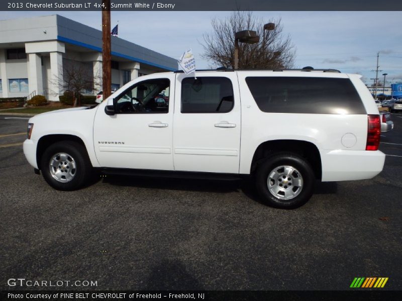 Summit White / Ebony 2013 Chevrolet Suburban LT 4x4