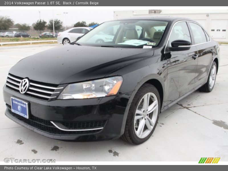 Black / Cornsilk Beige 2014 Volkswagen Passat 1.8T SE