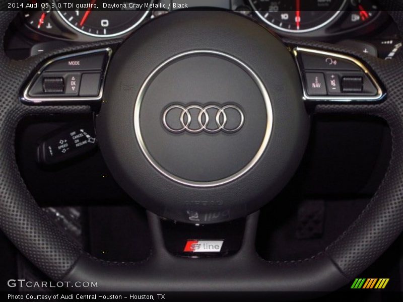 Daytona Gray Metallic / Black 2014 Audi Q5 3.0 TDI quattro