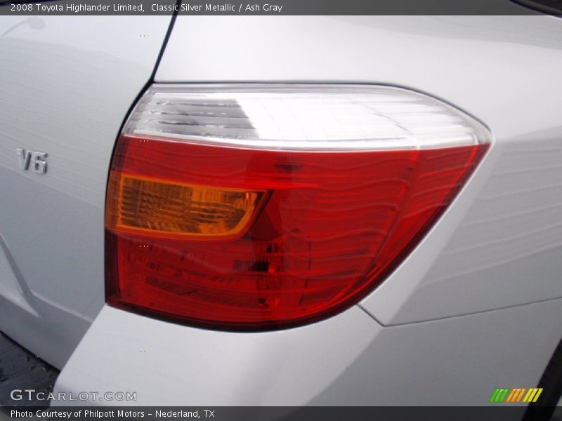 Classic Silver Metallic / Ash Gray 2008 Toyota Highlander Limited