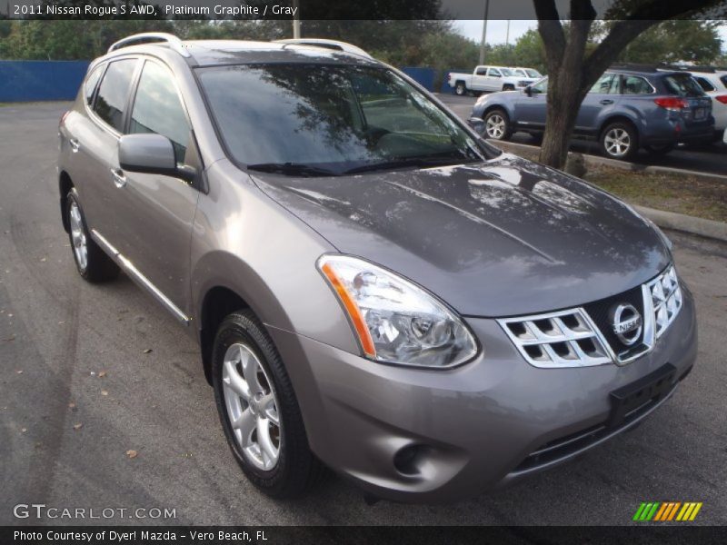 Platinum Graphite / Gray 2011 Nissan Rogue S AWD