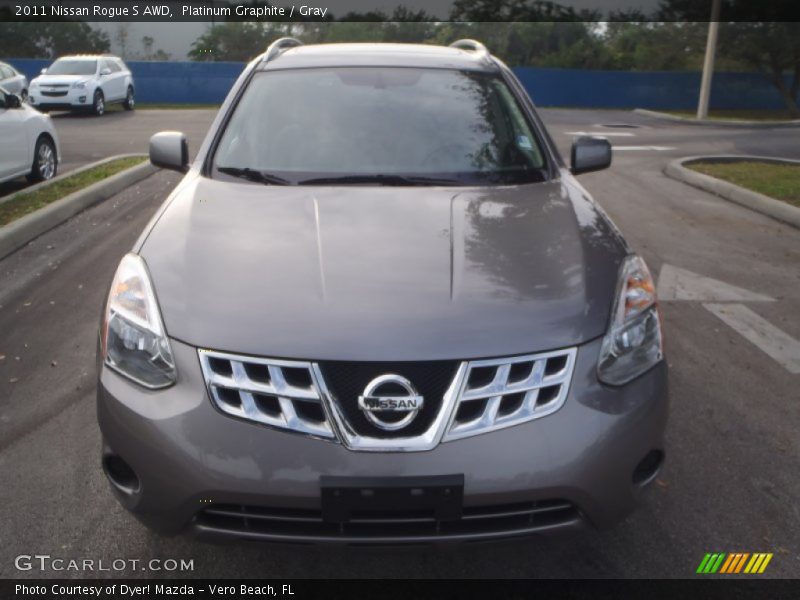 Platinum Graphite / Gray 2011 Nissan Rogue S AWD