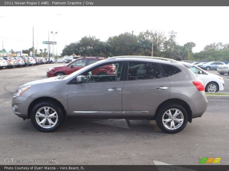 Platinum Graphite / Gray 2011 Nissan Rogue S AWD
