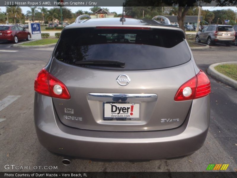 Platinum Graphite / Gray 2011 Nissan Rogue S AWD