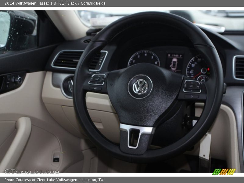 Black / Cornsilk Beige 2014 Volkswagen Passat 1.8T SE