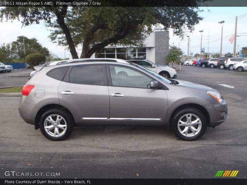 Platinum Graphite / Gray 2011 Nissan Rogue S AWD