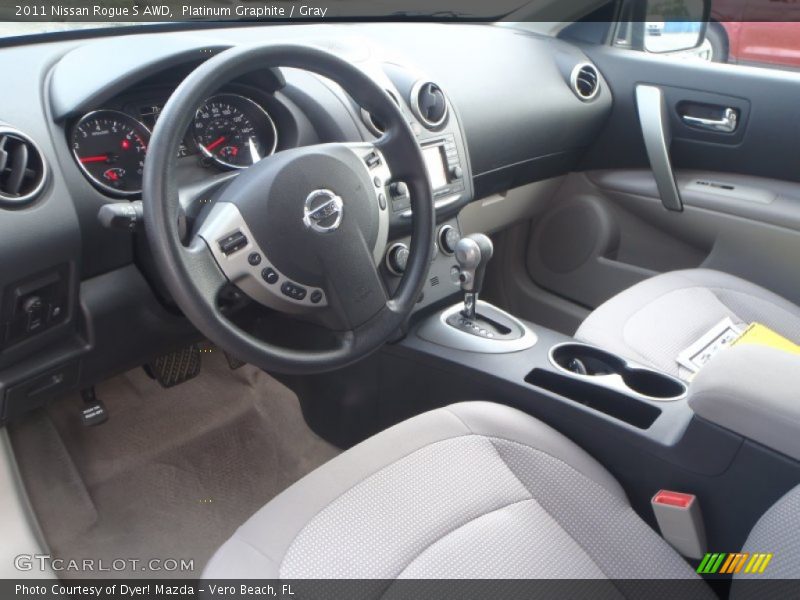 Platinum Graphite / Gray 2011 Nissan Rogue S AWD