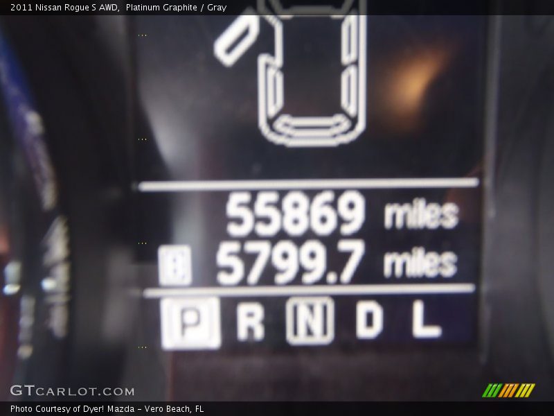 Platinum Graphite / Gray 2011 Nissan Rogue S AWD