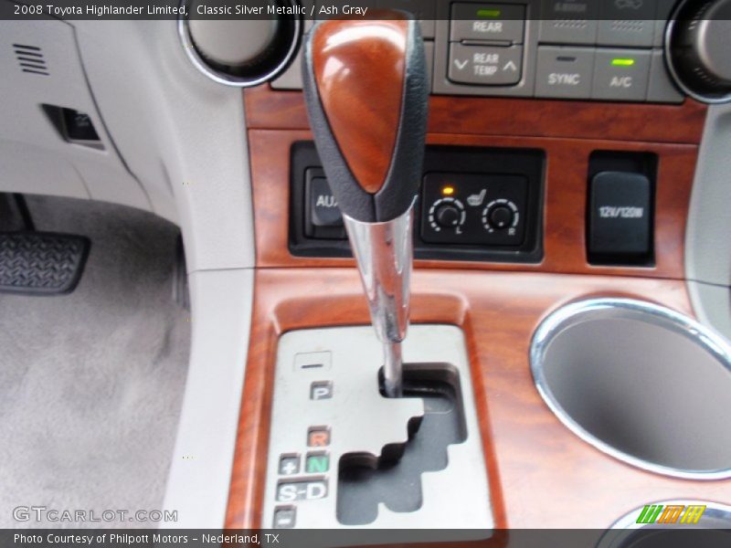 Classic Silver Metallic / Ash Gray 2008 Toyota Highlander Limited