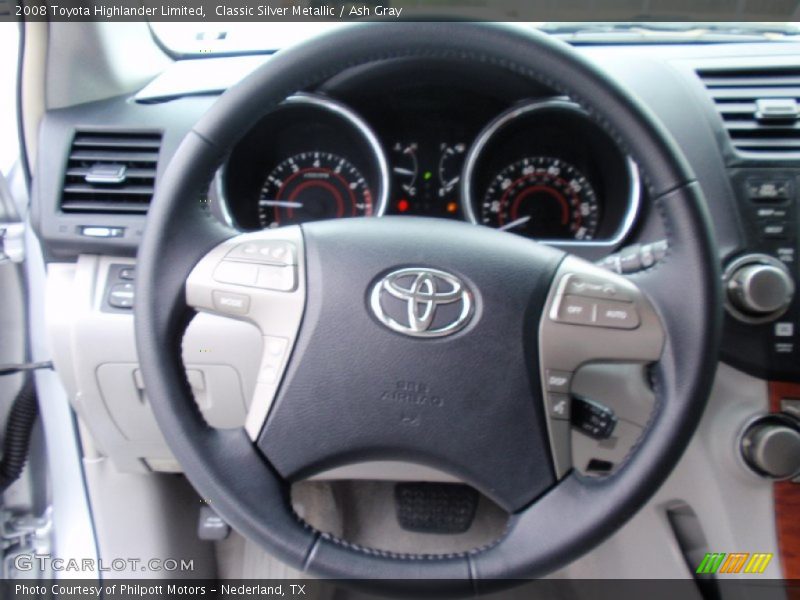 Classic Silver Metallic / Ash Gray 2008 Toyota Highlander Limited