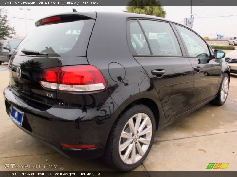 Black / Titan Black 2013 Volkswagen Golf 4 Door TDI