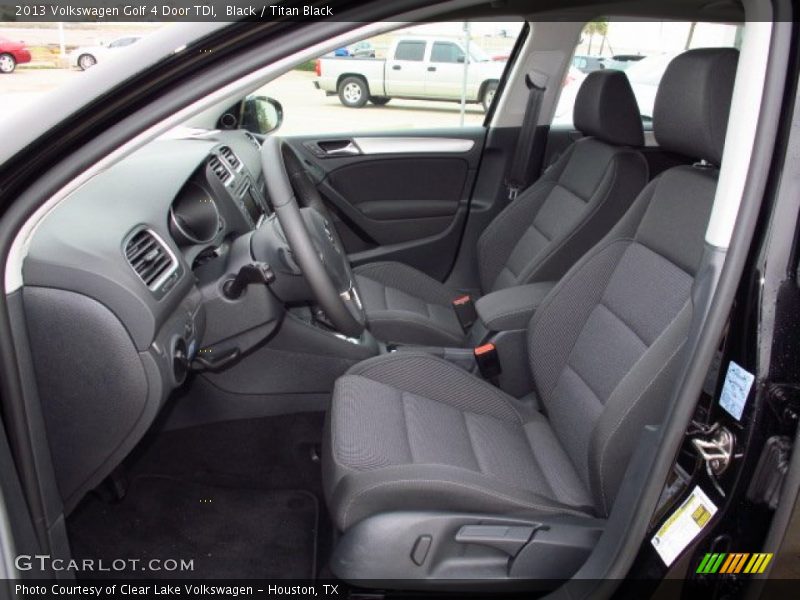 Black / Titan Black 2013 Volkswagen Golf 4 Door TDI