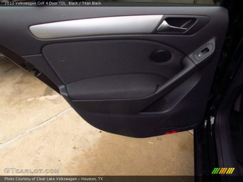 Black / Titan Black 2013 Volkswagen Golf 4 Door TDI