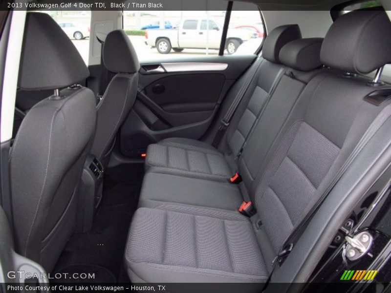 Black / Titan Black 2013 Volkswagen Golf 4 Door TDI