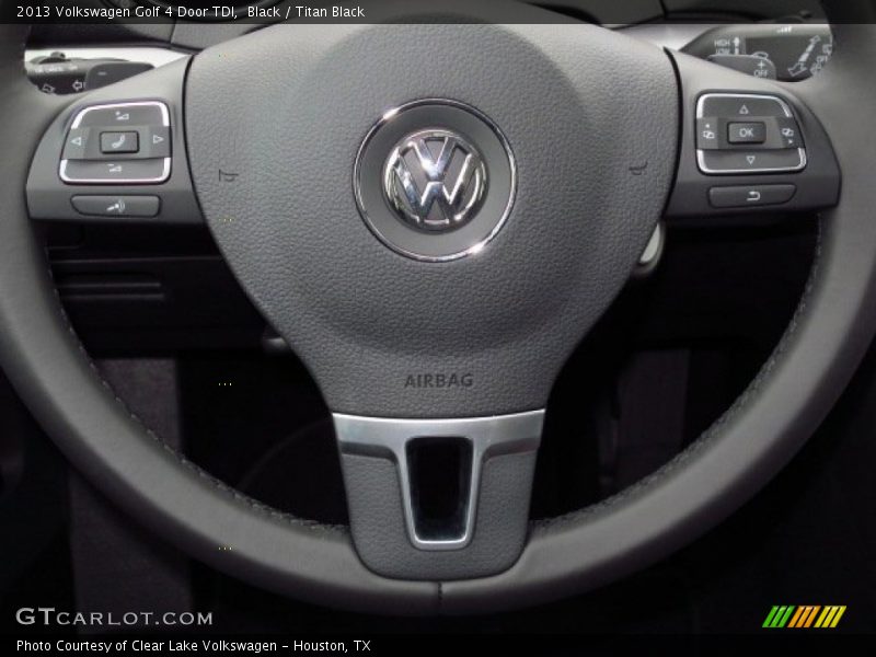 Black / Titan Black 2013 Volkswagen Golf 4 Door TDI