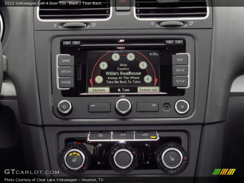 Black / Titan Black 2013 Volkswagen Golf 4 Door TDI